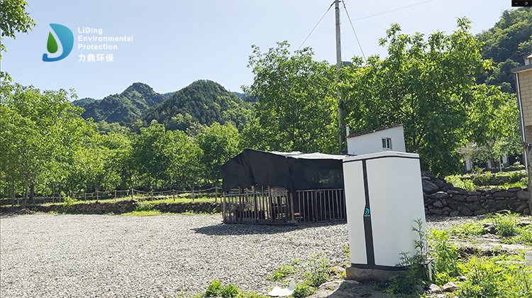 陜西藍(lán)田縣家用污水處理機(jī)設(shè)備案例